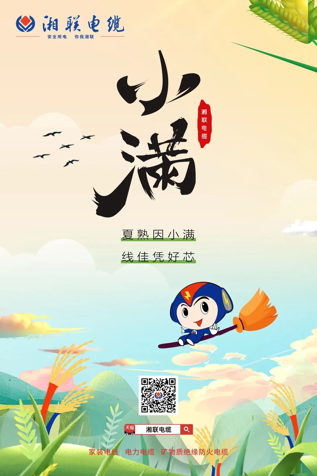 小滿節(jié)氣今日至，用電安全需重視！#安全用電你我湘聯(lián)